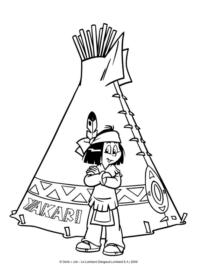 Dessin De Yakari (5) serapportantà Dessin De Tipi
