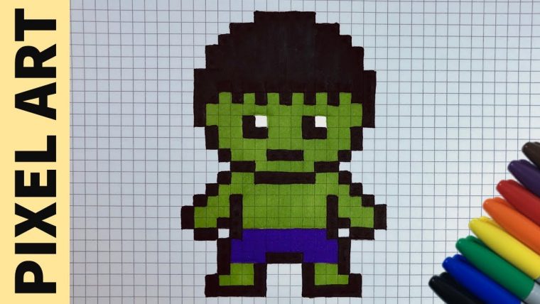 Dessin Pixel Art Star Wars pour Dessin Hulk Kawaii