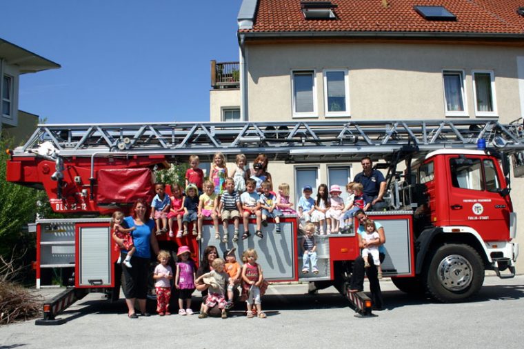 Die Feuerwehr Im Kindergarten | Freiwillige Feuerwehr Tulln serapportantà Feuerwehr Im Kindergarten