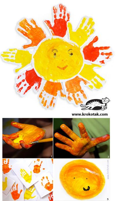 Die Sonne Strahlt! Selbst Gebastelt Mit Fingerfarbe encequiconcerne Sonne Basteln Mit Kindern