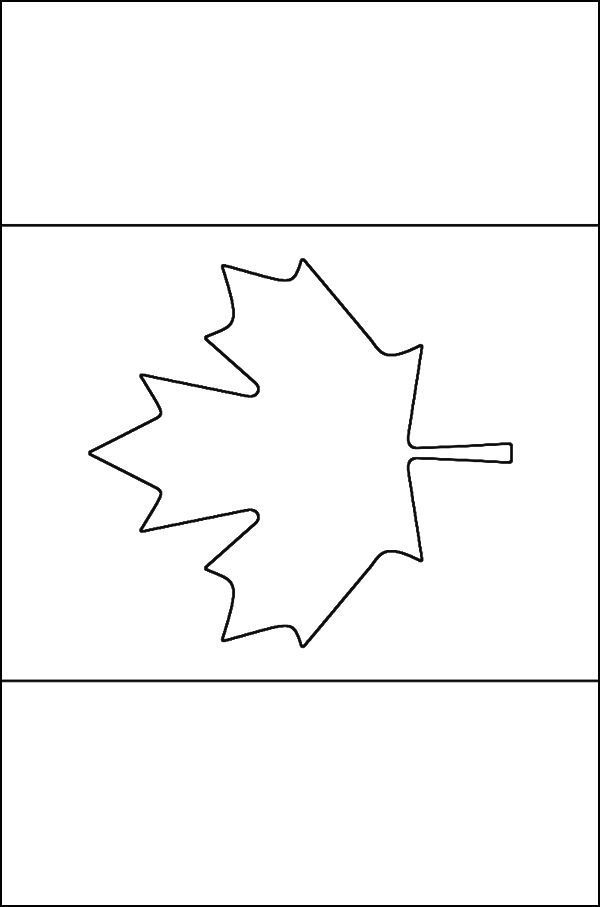Drapeau Canada À Colorier – Dessin Facile Couleur à Drapeau Suisse A Colorier