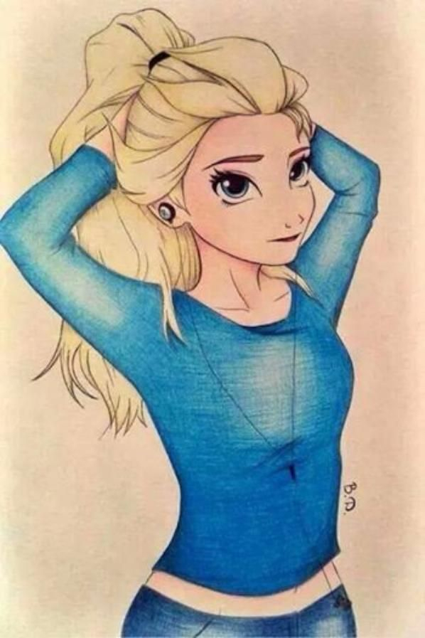 ♥ Elsa ♥ | Image Princesse Disney, Dessin Raiponce encequiconcerne Dessin De Princesse