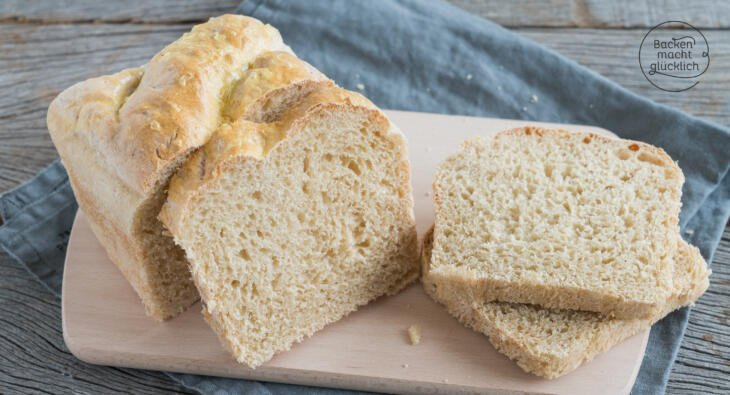 Einfaches Weißbrot Wie Vom Bäcker | Backen Macht Glücklich dedans Brot Backen Mit Kindern Rezept