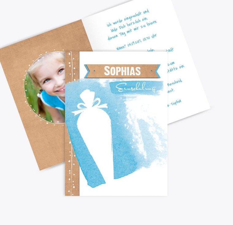 Einladung Einschulung Schultüte Aquarell Selbst Gestalten! serapportantà Einladung Einschulung Einladung Einschulung Schultüte Aquarell Selbst Gestalten! serapportantà Einladung Einschulung