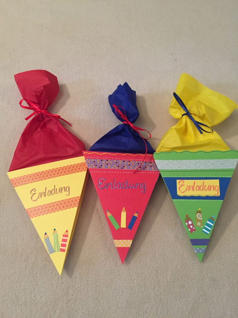 Einladung Zur Einschulung Als Schultüte | Einladung pour Einladung Zur Einschulung Einladung Zur Einschulung Als Schultüte | Einladung pour Einladung Zur Einschulung