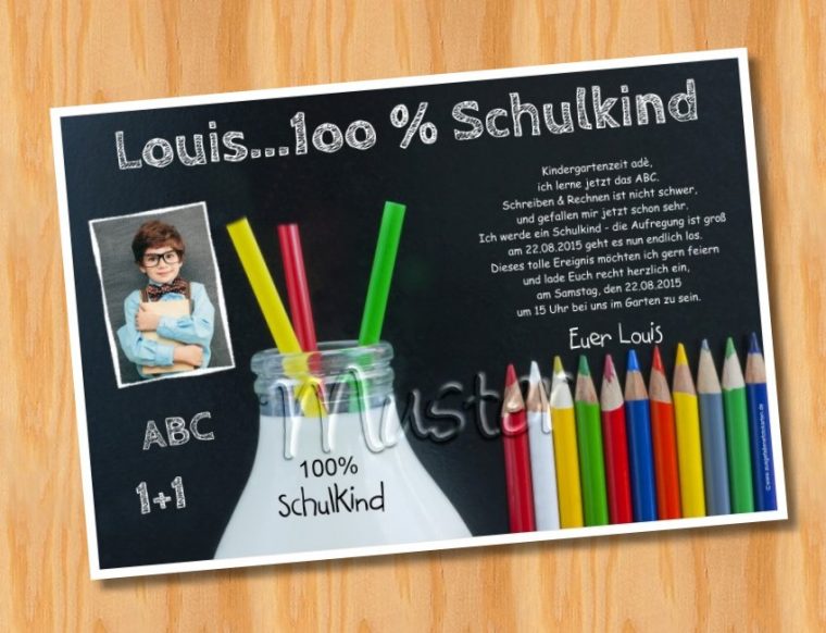 Einladungskarten Einschulung serapportantà Einladungskarten Einschulung