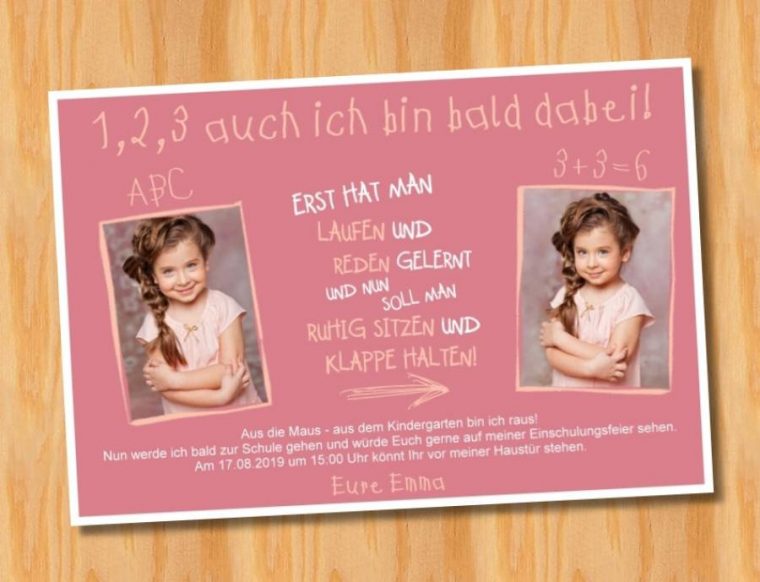 Einladungskarten Einschulung serapportantà Einladungskarten Einschulung
