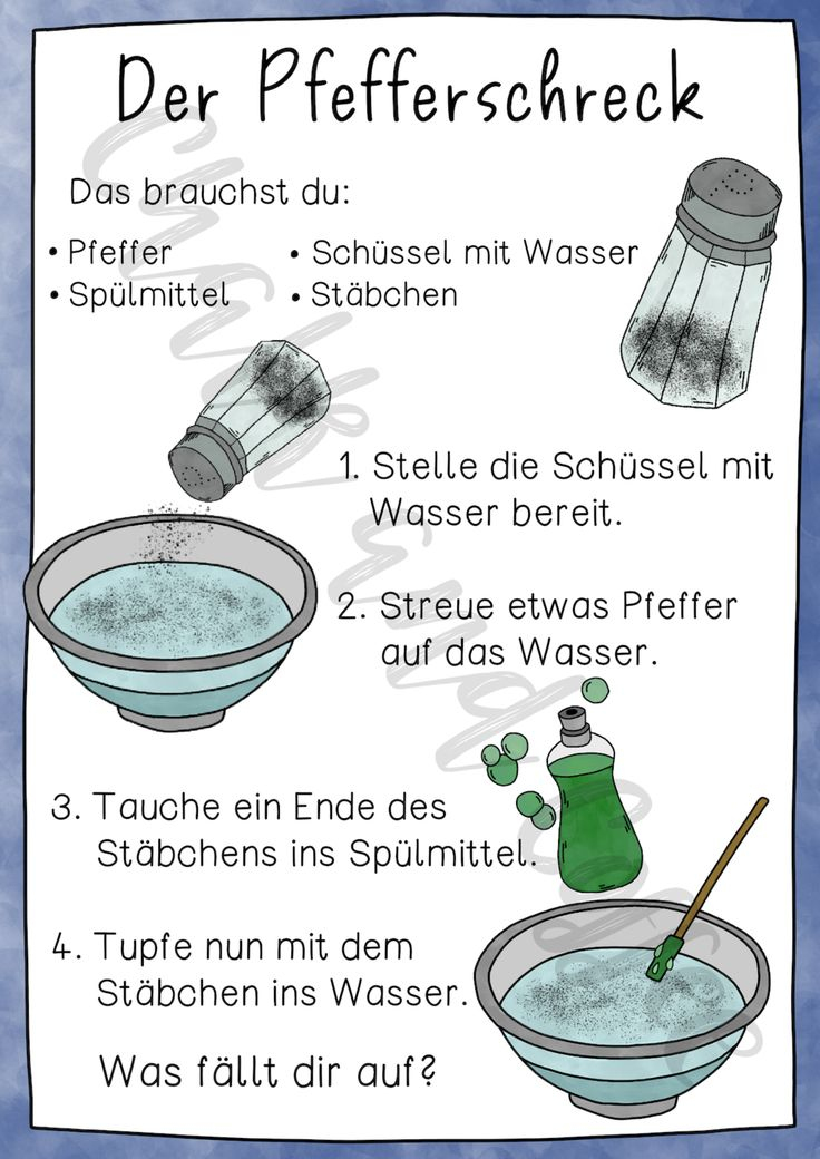 Experimente Mit Wasser – Versuchsanleitung à Wasserexperimente Grundschule