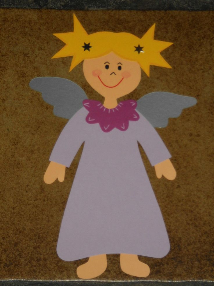 Fensterbild Tonkarton Engel Weihnachten Winter Engelchen à Basteln Mit Tonpapier Vorlagen Weihnachten