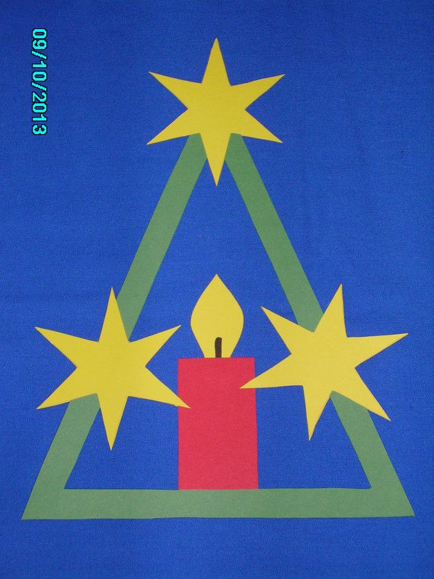 Fensterbild Tonkarton Kerze Stern Advent Weihnacht destiné Basteln Mit Tonpapier Vorlagen Weihnachten