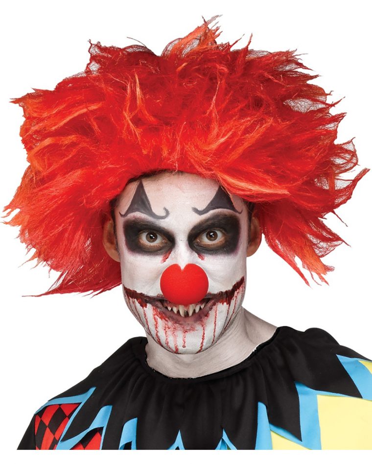 Freaky Clown Perücke Für Killer Clowns | Karneval Universe destiné Karneval Schminken Clown