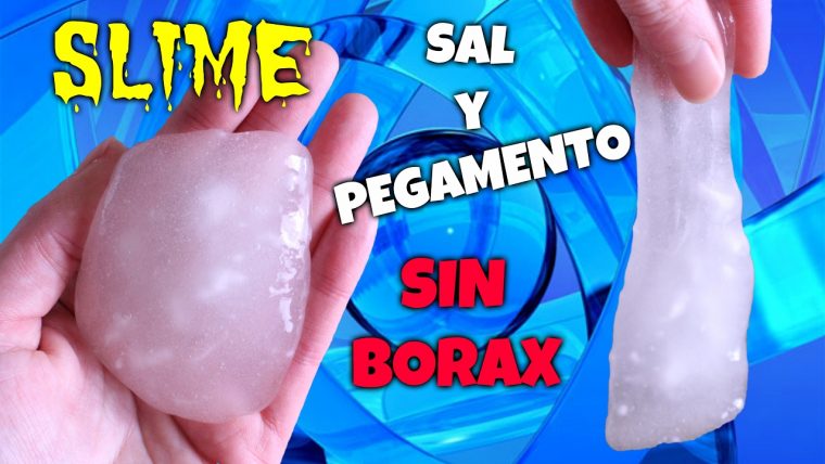 Haz Slime Sin Borax Con Pegamento Y Sal – Crystal Slime avec Cómo Hacer Slime Con Pasta Dental