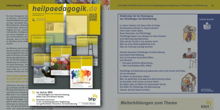 Heilpaedagogik.de | 2016-4 | Berufs- Und Fachverband tout Heilpädagogik Studium Nrw