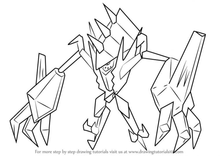 Image Result For Pokemon Ultra Sun And Moon Coloring Pages concernant Ultra Necrozma Coloriage