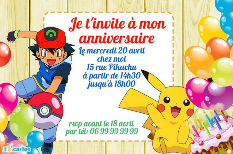 Invitation Anniversaire Sasha Et La Pokeball À intérieur Invitation Anniversaire À Imprimer Invitation Anniversaire Sasha Et La Pokeball À intérieur Invitation Anniversaire À Imprimer