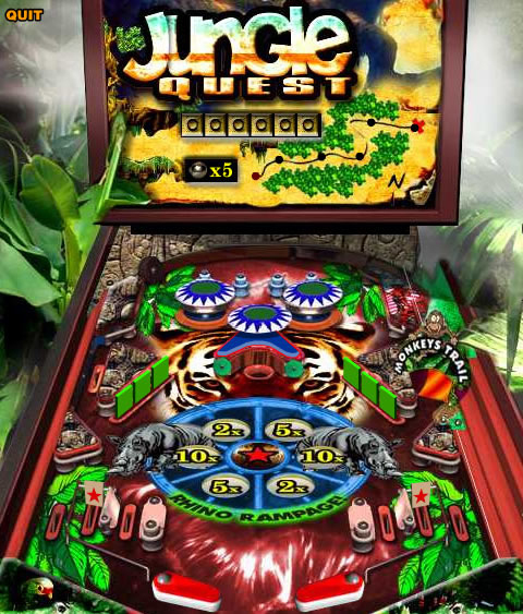 Jouer À Flipper – Jungle Quest – Jeux Gratuits En Ligne avec Les Jeux De La Jungle