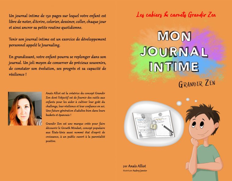 Journal Intime Pour Enfant Grandir Zen serapportantà Journal Pour Enfant