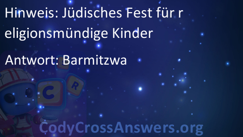 Jüdisches Fest Für Religionsmündige Kinder Lösungen pour Jüdisches Fest Kreuzworträtsel