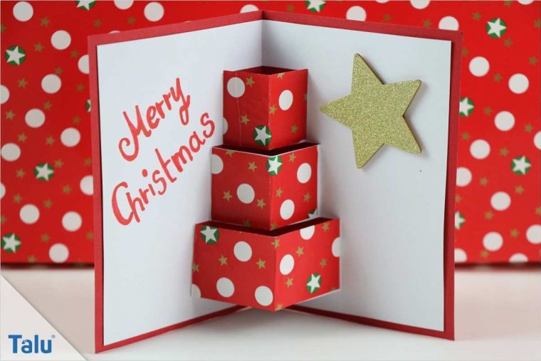 Karten Basteln Vorlagen Weihnachten Erstaunlich Pop Up destiné Basteln Mit Tonpapier Vorlagen Weihnachten