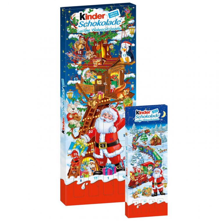 Kinder Schokolade Adventskalender "Lustige Weihnachtsbande encequiconcerne Kinder Adventskalender