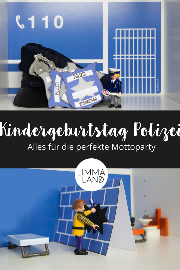 Kindergeburtstag Polizei: Diy Zubehör Zum Kostenlosen encequiconcerne Kindergeburtstag Polizei Spiele