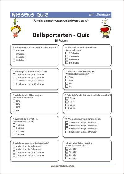 Kinderquiz – Ballsportarten | Quiz Für Kinder, Quiz destiné Pferdefragen Quiz Mit Antworten