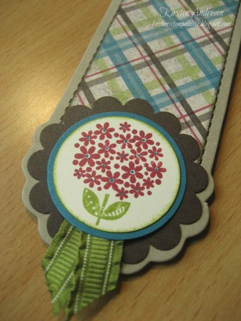 Kirsten Stempelkiste: Ein Lesezeichen | Lesezeichen dedans Basteln Mit Erstklässlern