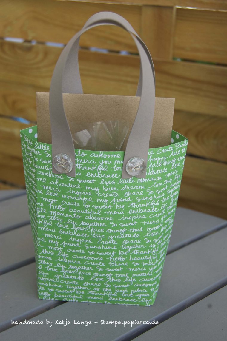 Kleines Täschchen Zum Geburtstag | Gift Bag Punch Board intérieur Tasche Aus Papier Basteln