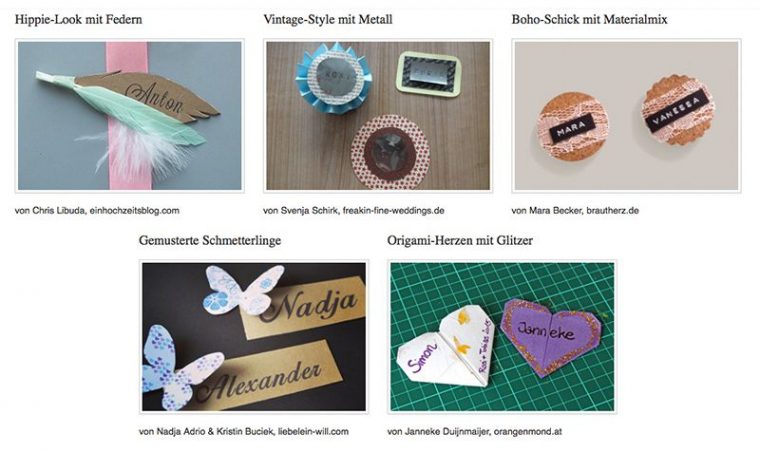 Kreative Magnet-Namensschilder Für Die Hochzeit pour Schöne Bastelanleitungen Kreative Magnet-Namensschilder Für Die Hochzeit pour Schöne Bastelanleitungen