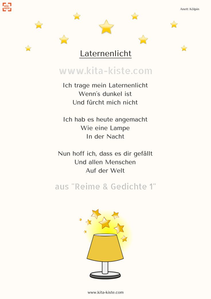Laternen-Gedicht Für Den #Kindergarten – Aus "Reime serapportantà Gedichte Für Kindergarten Weihnachten