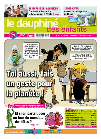 Le Dauphiné Libéré Des Enfants N°19 – Boutique – Le destiné Journal Des Enfants