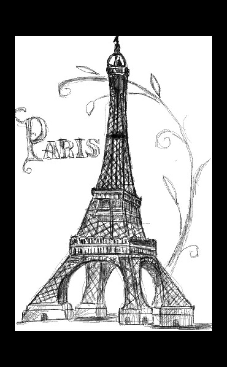 Le Plus Populaire Tour Eiffel Dessin Realiste – The Vegen concernant Comment Dessiner Une Tour Eiffel