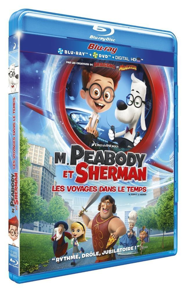 M. Peabody Et Sherman Blu-Ray – Neuf | Film Dvd, Blu Ray, Blu encequiconcerne M Peabody Et Sherman