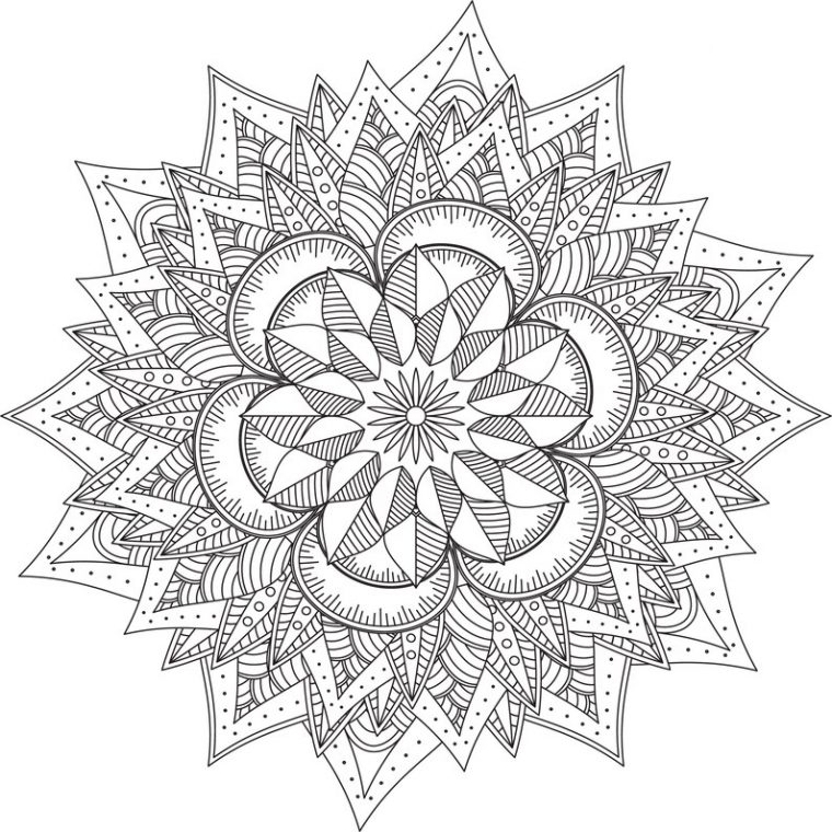 Mandala Coloriage 5 Pages Feuille De Coloriage Pour avec Mandala Pour Adulte Mandala Coloriage 5 Pages Feuille De Coloriage Pour avec Mandala Pour Adulte