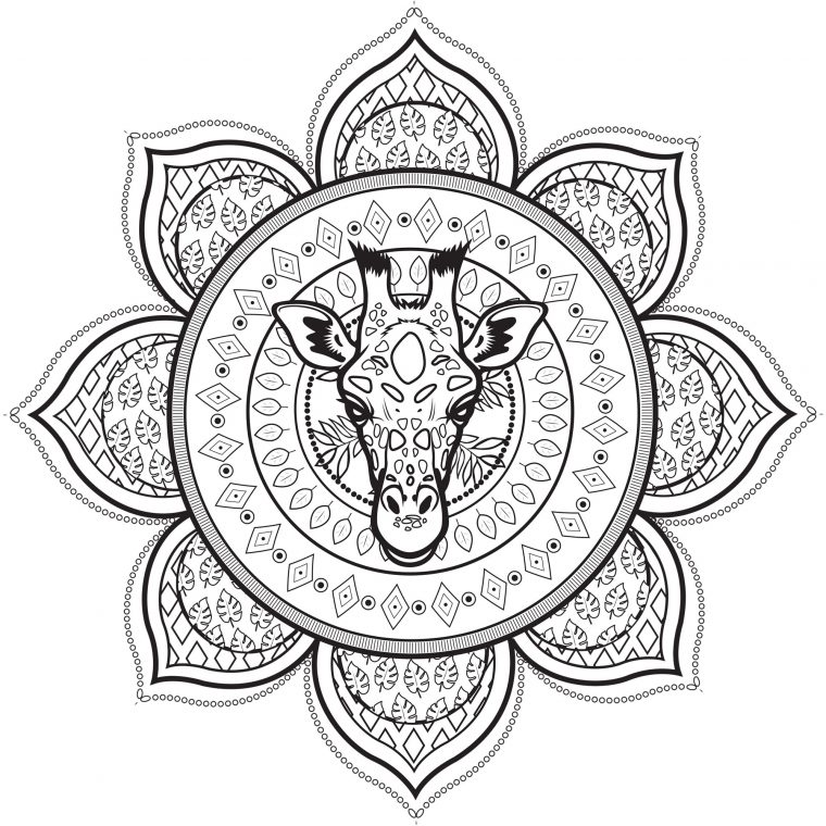 Mandala Girafe – Mandalas – Coloriages Difficiles Pour Adultes à Mandala Pour Adulte Mandala Girafe – Mandalas – Coloriages Difficiles Pour Adultes à Mandala Pour Adulte
