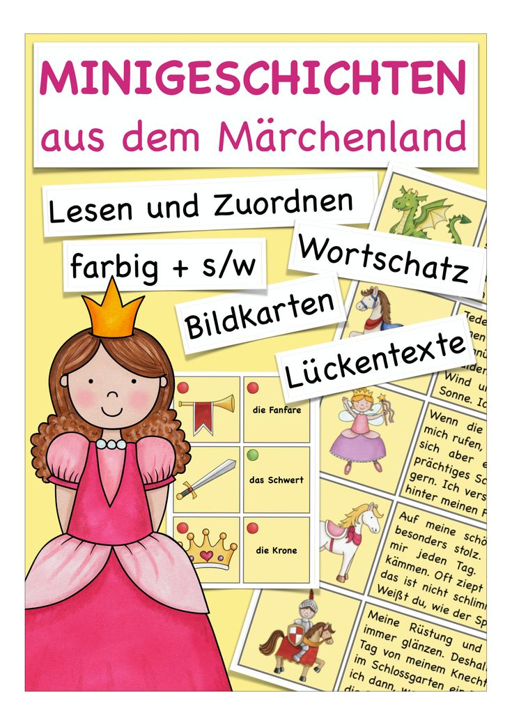 Minigeschichten Märchen – Unterrichtsmaterial In Den dedans Ein Märchen Schreiben