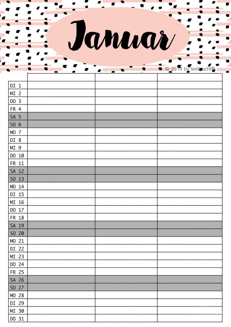 Monatskalender 2021 Zum Ausdrucken Kostenlos dedans Eigenen Kalender Drucken