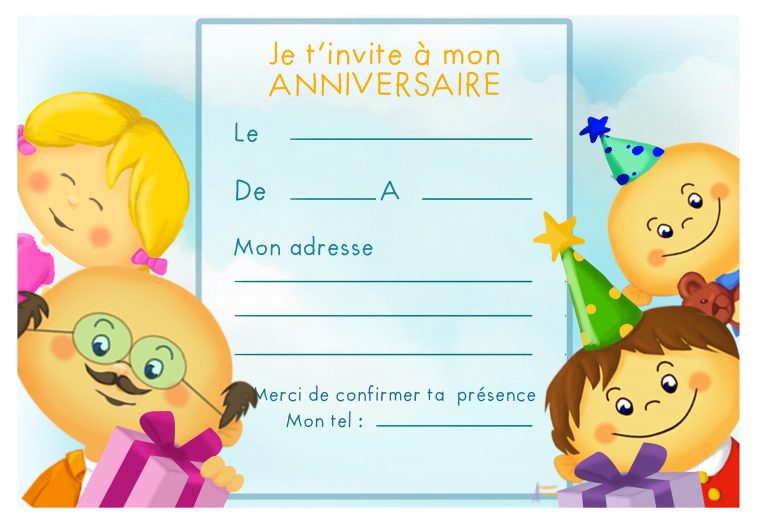 Monde Des Petits – Par Thème serapportantà Carte D Anniversaire A Imprimer Gratuite Pour Garcon