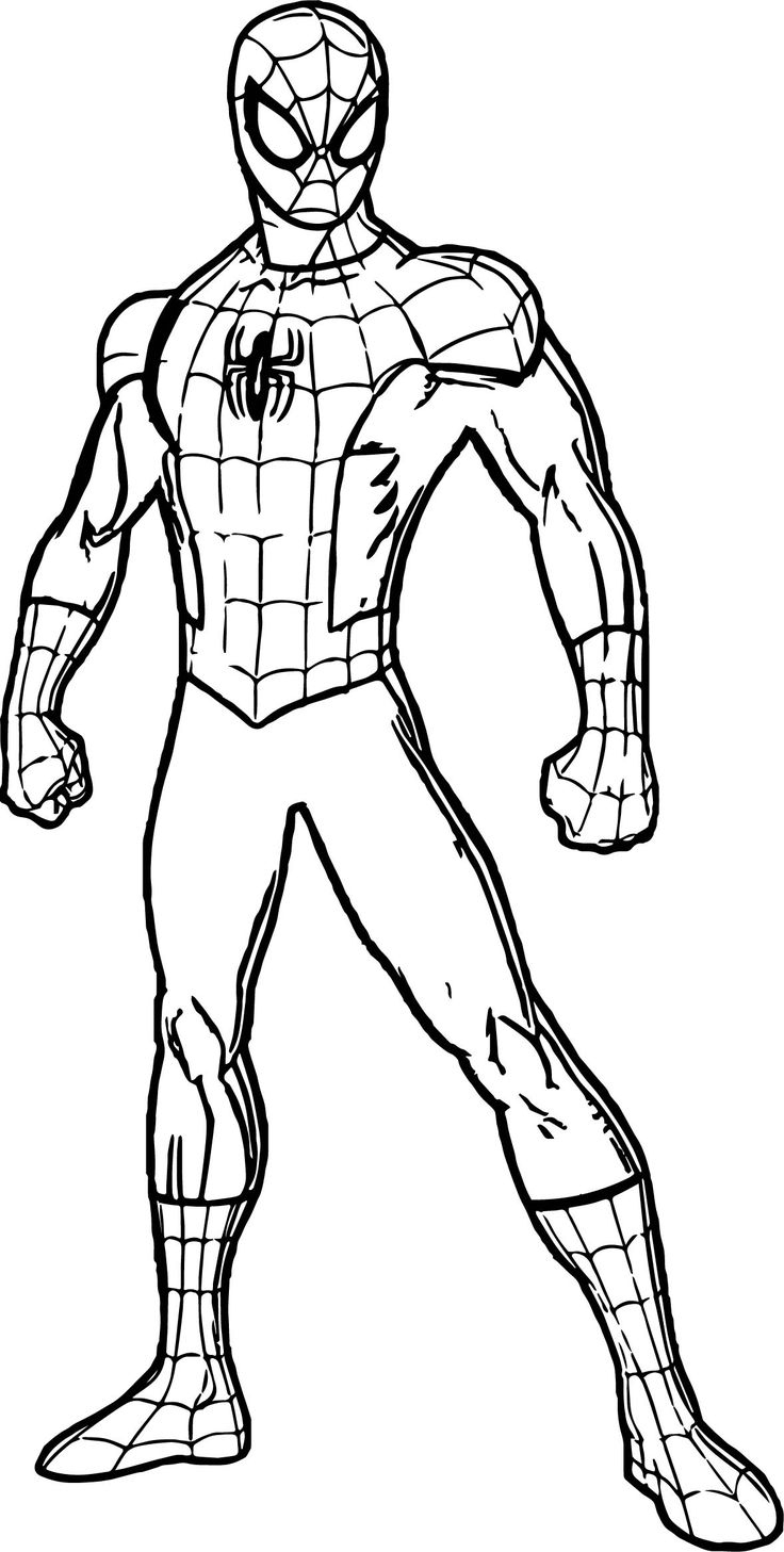 Nice Spidey Spider Man Coloring Page | Marvel Coloring pour Coloriage Spider Man