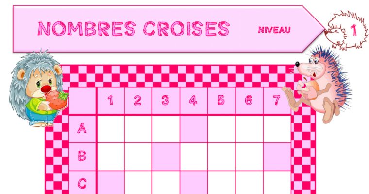 Nombres Croisés N3 Hérisson Ipotâme.pdf | Ce1, Ecole, Croisé intérieur Ipotame Maths Ce1