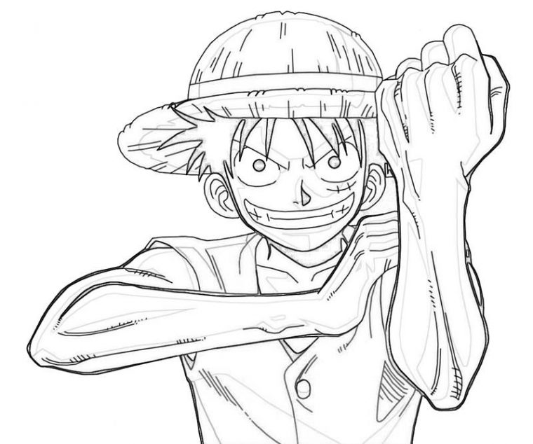 One Piece Coloring Pages At Getcolorings | Free avec Coloriage One Piece Luffy A Imprimer