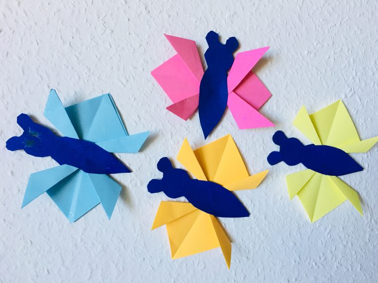 Origami Mit Kleinen Kindern | Tutorial Origami Handmade dedans Tiere Falten Kindergarten