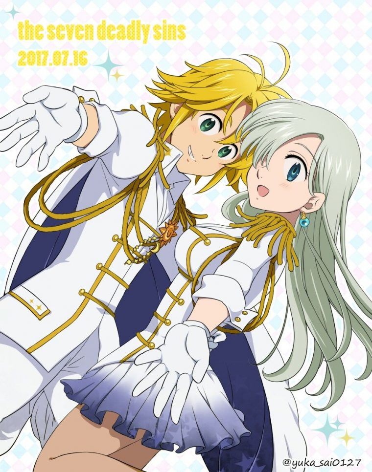 Pin De Stephanie Kaye Stellar En Elizabeth And Meliodas dedans Dessin Meliodas A Imprimer