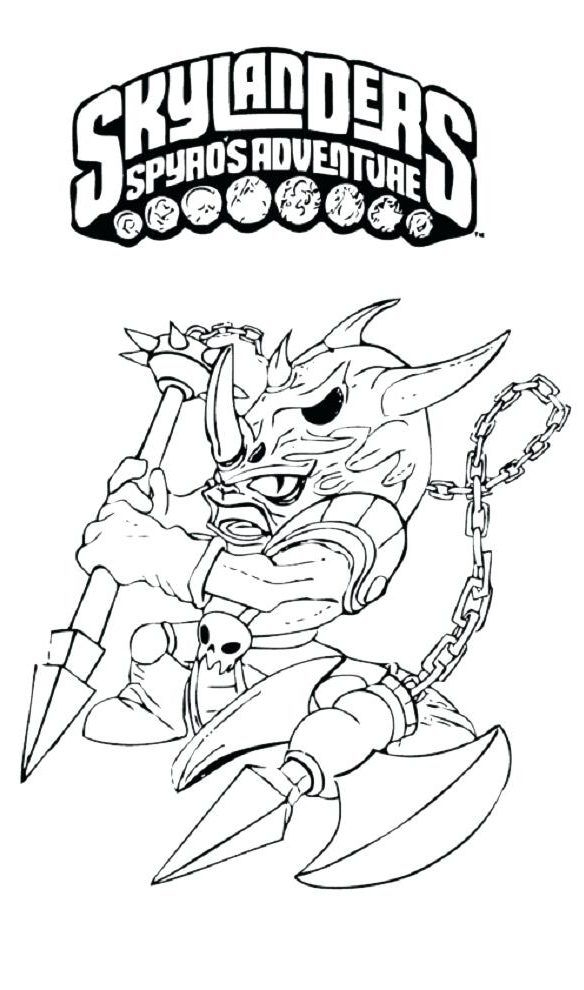 Pin On Ausmalbilder Skylanders pour Coloriage Skylanders Trap Team