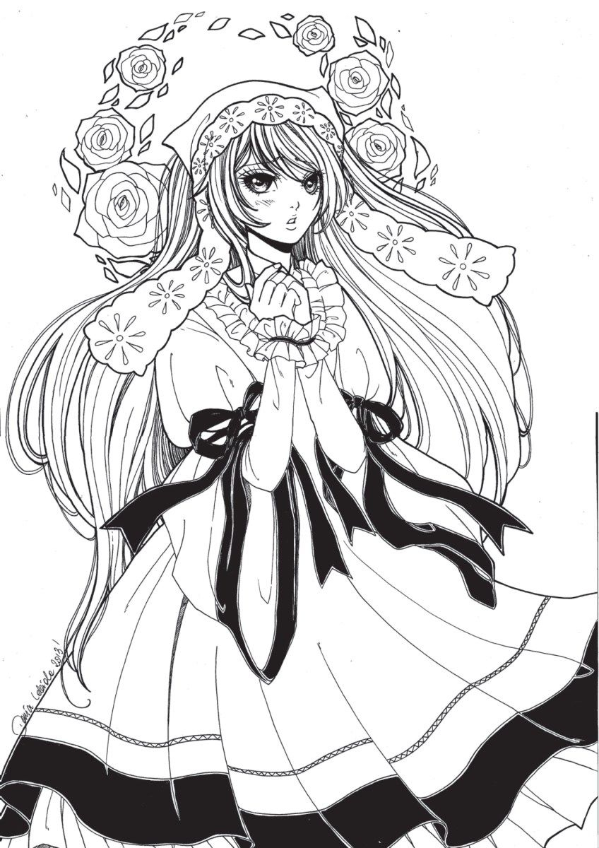 Pin On Coloriage Personnage Chibi Et Manga Adult Coloring Page tout Dessin Manga A Colorier