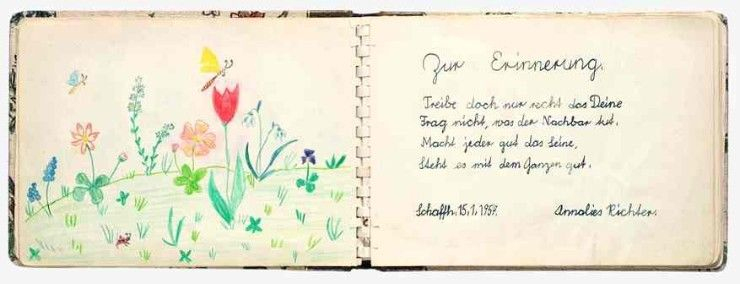 Poesiealbum 50Er | Poesiealbum, Album, Poesiealbum Sprüche concernant Poesiesprüche Für Kinder