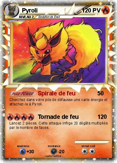 Pokémon Pyroli 240 240 – Spirale De Feu – Ma Carte Pokémon concernant Coloriage Pokemon Pyroli