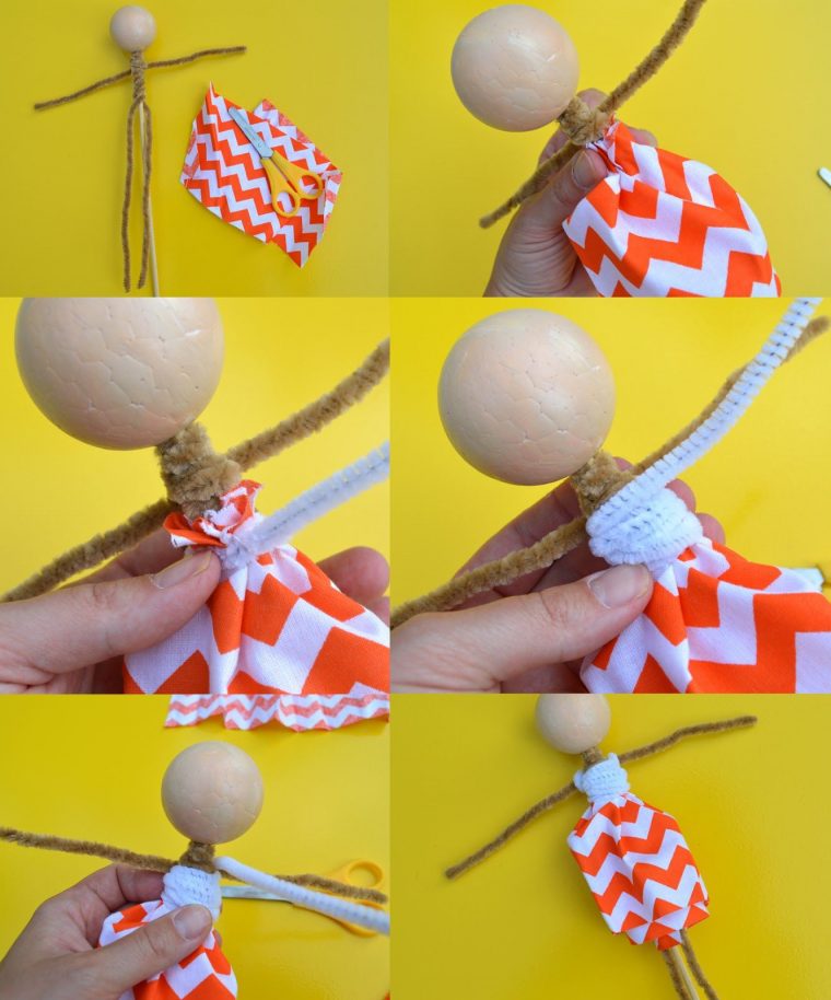 Poupée Marionnette Facile À Fabriquer | Maman Bricolage avec Bricolage Maternelle