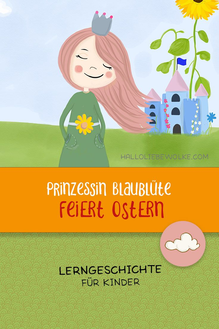 Prinzessin Blaublüte Feiert Ostern (Lerngeschichte Mit intérieur Geschichte Von Ostern