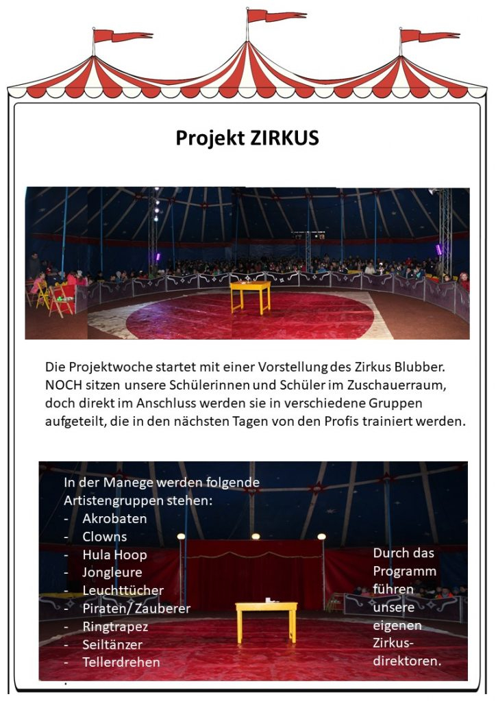 Projekt: Wir Machen Zirkus! | Matthias-Grundschule.eu encequiconcerne Arbeitsblätter Zirkus